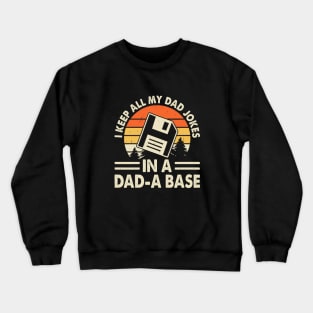 Dad Jokes Database Crewneck Sweatshirt